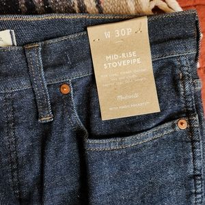 Madewell Mid-Rise Stovepipe Jeans, 30P